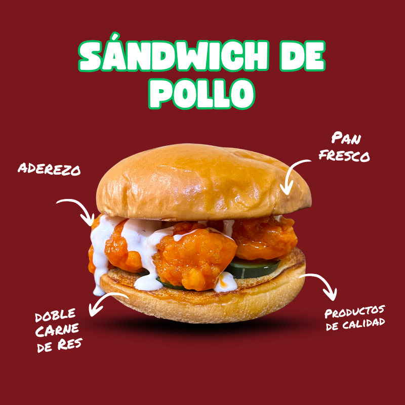 Sándwich de pollo